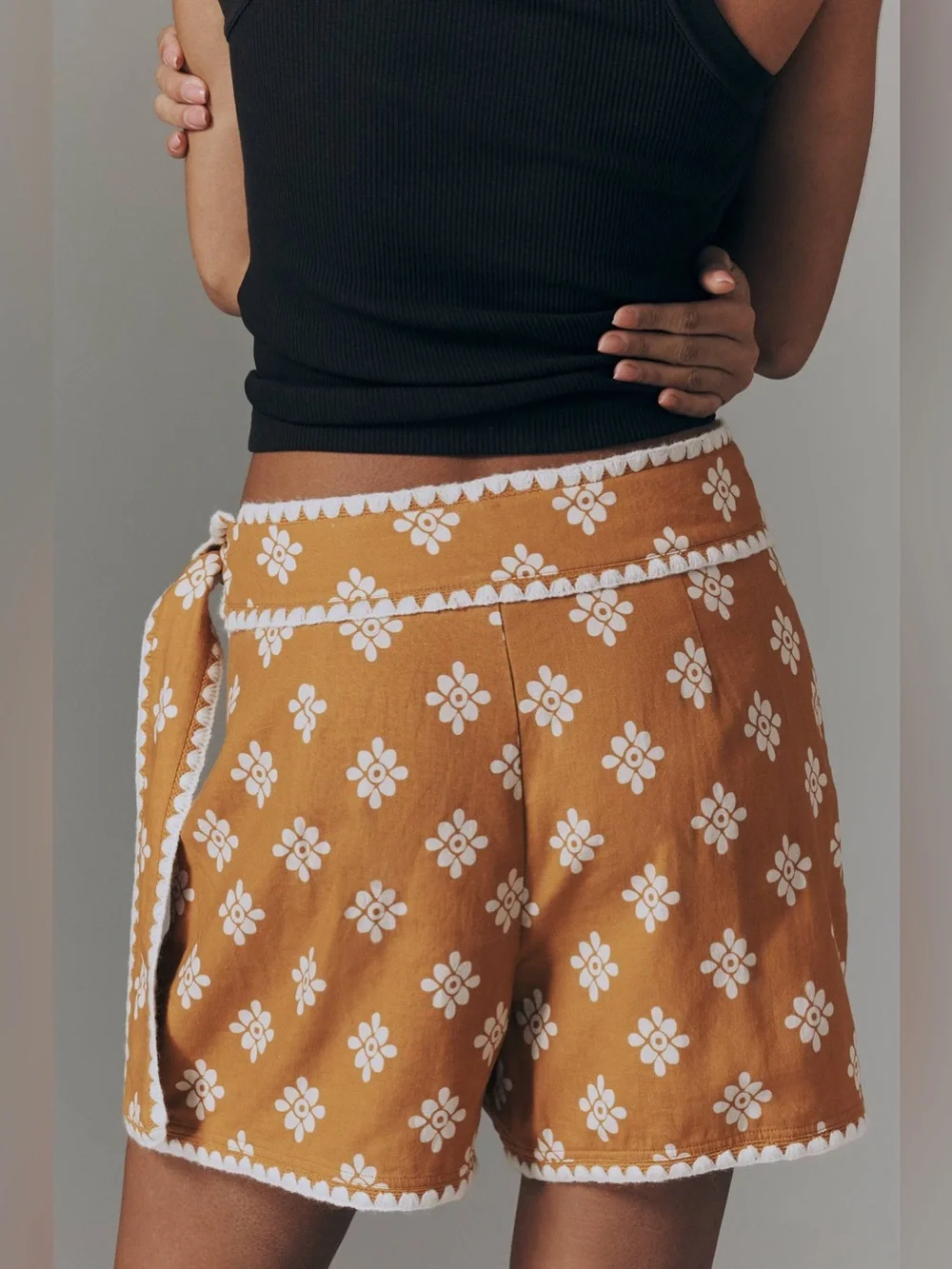 NWT Anthro FARM Rio Floral Wrap Skort Martina Color Sz XS